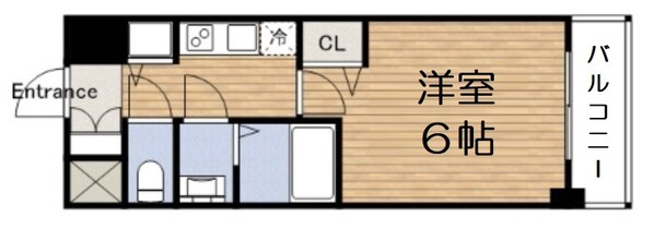 プレサンス難波駅前の物件間取画像